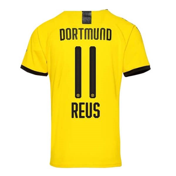 Tailandia Camiseta Borussia Dortmund NO.11 Reus Replica Primera Ropa 2019/20 Amarillo